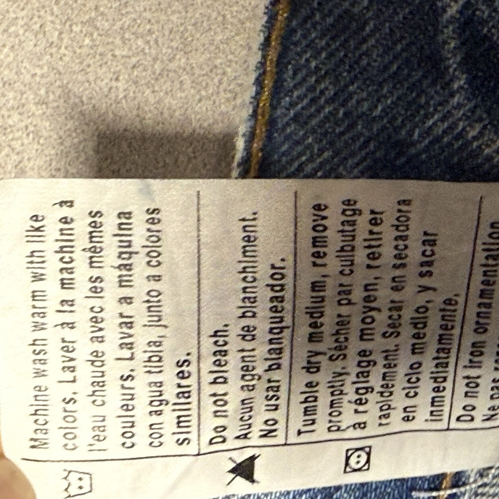 Carhartt Jeans Men's 40x32 Traditional Fit Denim RN 14806 B18 STW - Picture 9 of 10